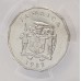 JAMAICA 1982 . ONE 1 CENT COIN . ERROR . MULE . DOUBLE OBVERSE